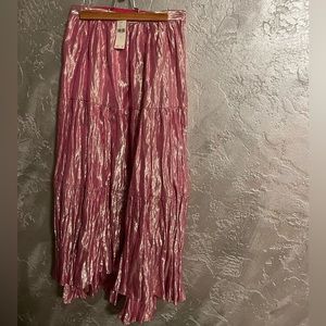 Metallic Anthropologie Skirt